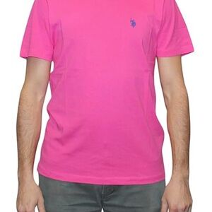 U.S. Polo Assn. Men’s Pink Short Sleeve Tee Shirt Size Large